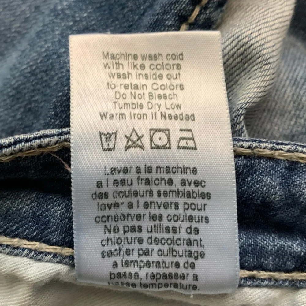 Big Star Maddie Straight Leg Distressed Denim Jeans - Picture 5 of 5